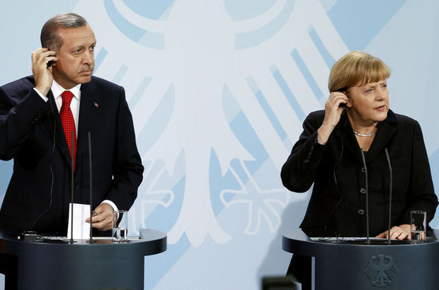 Cumhurbaşkanı Erdoğan, Merkel ile görüştü
