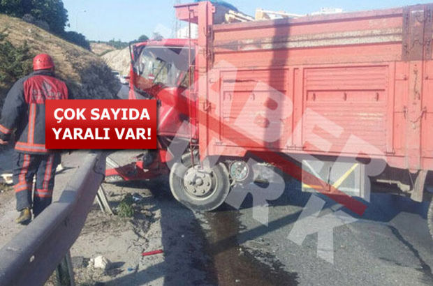 İstanbul Başakşehir'de trafik kazası: 7 yaralı