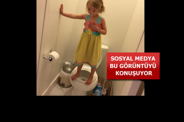 3 yaşındaki kızın 'tatbikat' fotoğrafı sosyal medyayı sarstı