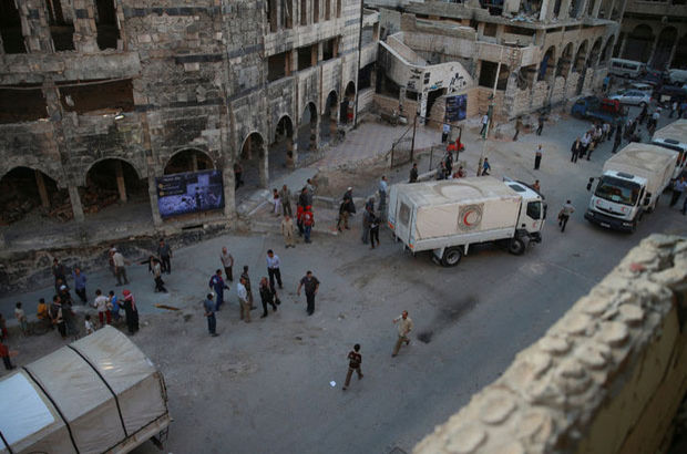 BM Suriye Özel Temsilcisi Staffan de Mistura, Suriye'ye giden insani yardımların bombalandığını söyledi