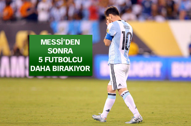 Lionel Messi milli takımı bıraktı