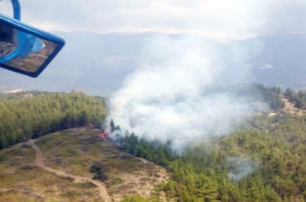 Kaş ve Alanya'da korkutan orman yangını