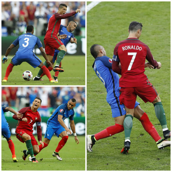 Dimitri Payet'nin, Cristiano Ronaldo'yu sakatladığı an...