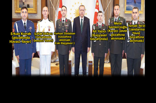 Cumhurbaşkanı Erdoğan'ın 6 yaverinden üçü gözaltına alınmamış