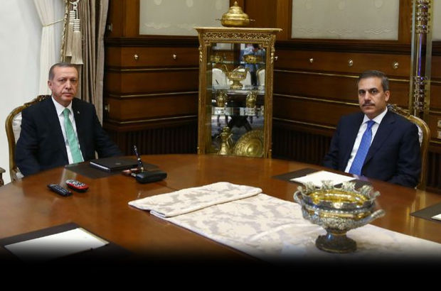 Cumhurbaşkanı Erdoğan MİT Müsteşarı Hakan Fidan ile Beştepe'de bir araya geldi