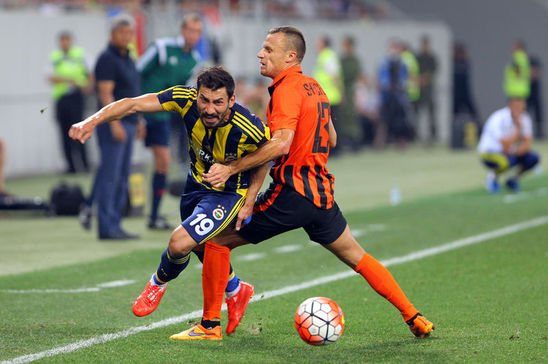 Fenerbahçe Shaktar Donetsk maçından bir kare