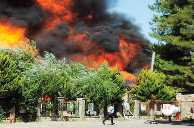 Gaziantep’te yangın çıktı