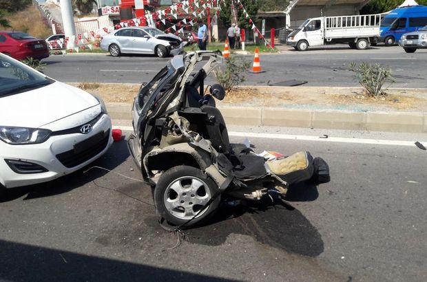 Bodrum-Milas yolunda kazada 1 kişi öldü, 4 kişi yaralandı ...