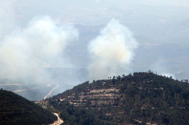 Esad'dan Türkmendağı'na topçu ateşiyle saldırı