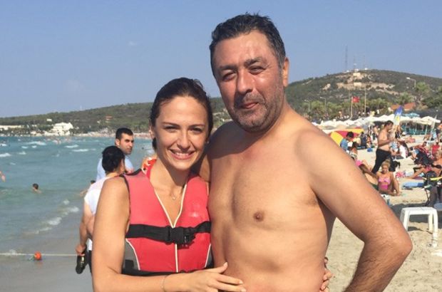 Sinem Öztürk ile eşi Mustafa Uslu tatilde