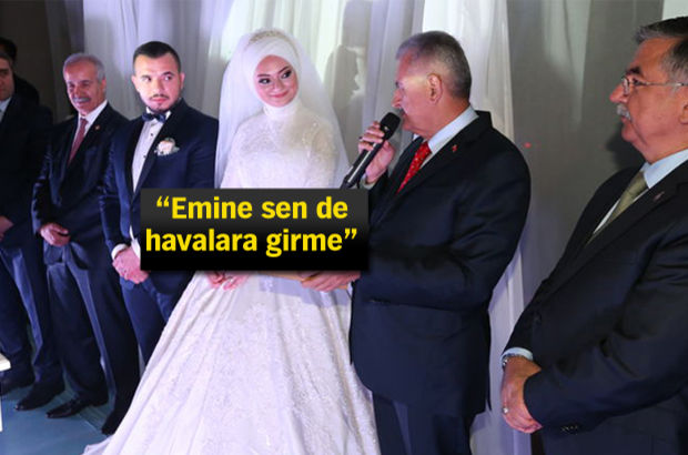 Başbakan Binali Yıldırım, yeğeninin nikah şahidi oldu