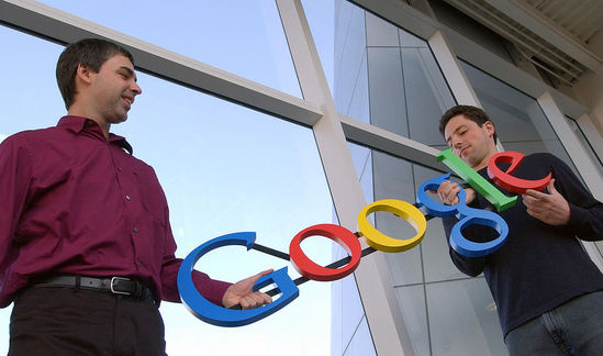 Google kurucuları Sergey Brin ve Larry Page