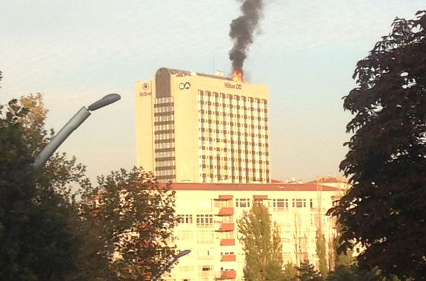 SON DAKİKA! Ankara Hilton'da yangın