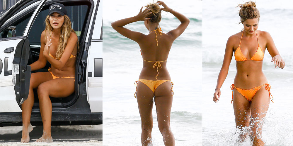 Kubicka, yine plajda!