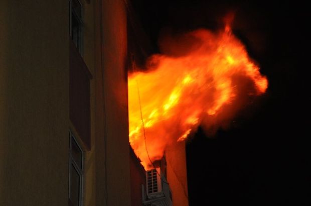 Adana'da kız yurdunda korkutan yangın