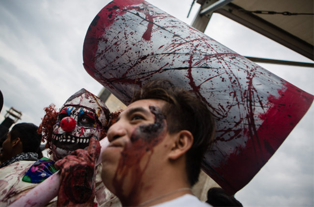 Meksika'da zombi yürüyüşü