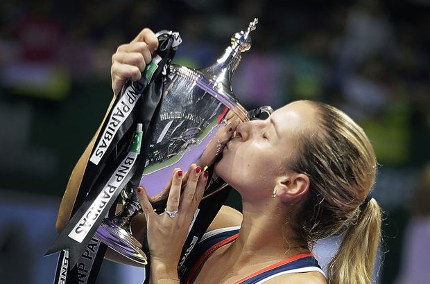 WTA şampiyonu Dominika Cibulkova!