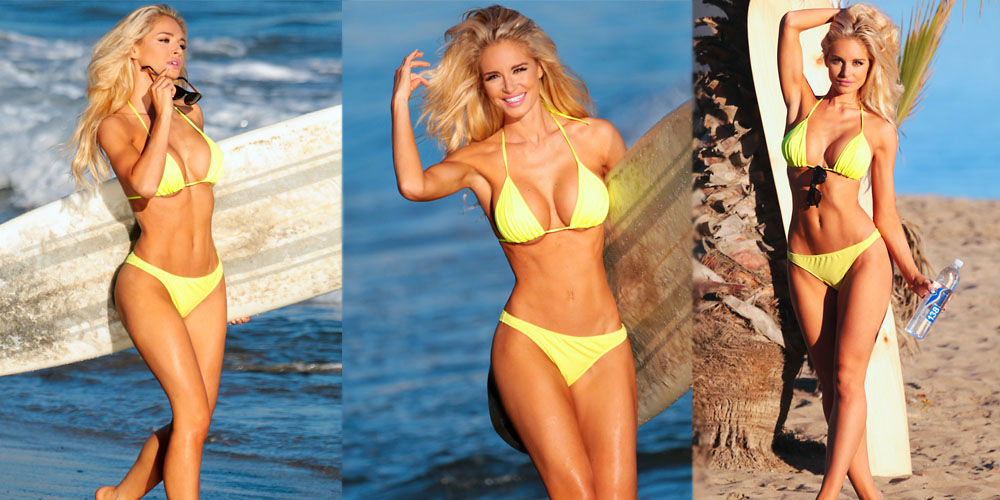 Sarışın güzel çekimde