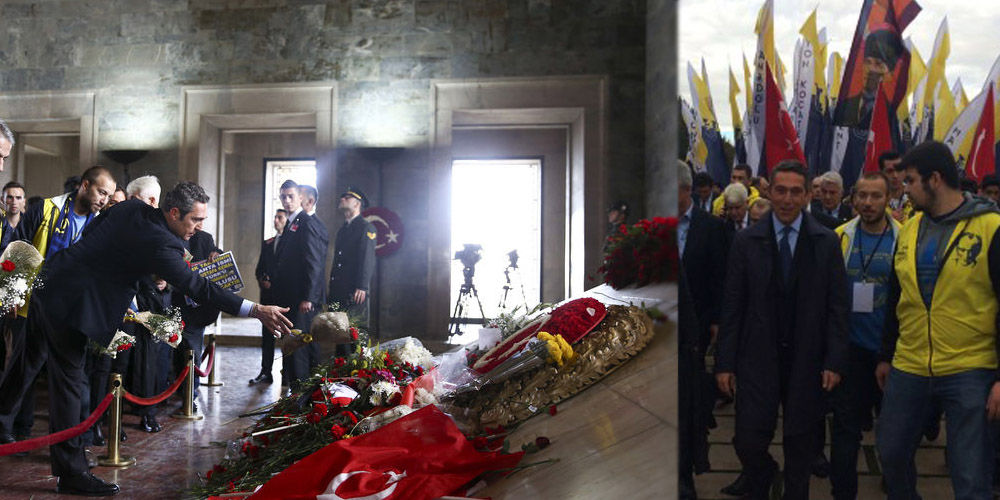 Koç, 3 bin Fenerbahçeli ile Anıtkabir’de