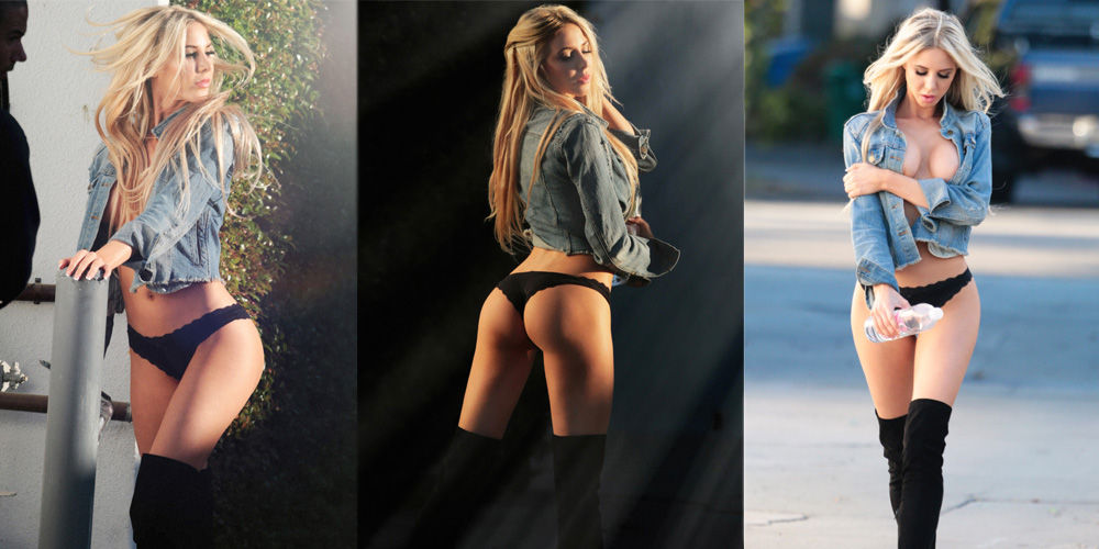 Lea, sokak çekiminde!