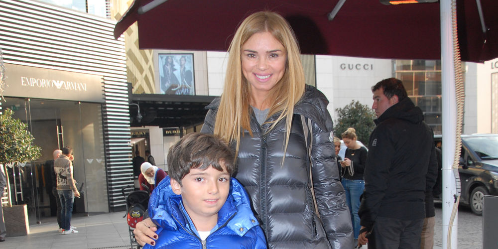 Oğlu ile vakit geçirdi