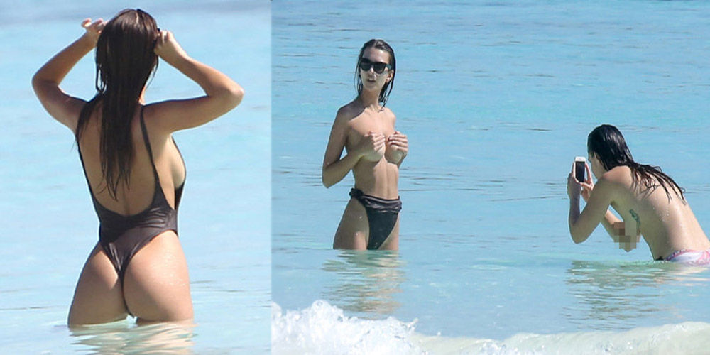 Emily'den üstsüz pozlar