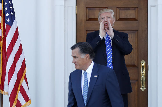 Trump, eski başkan adayı Romney ile görüştü Trump, eski başkan adayı Romney ile görüştü