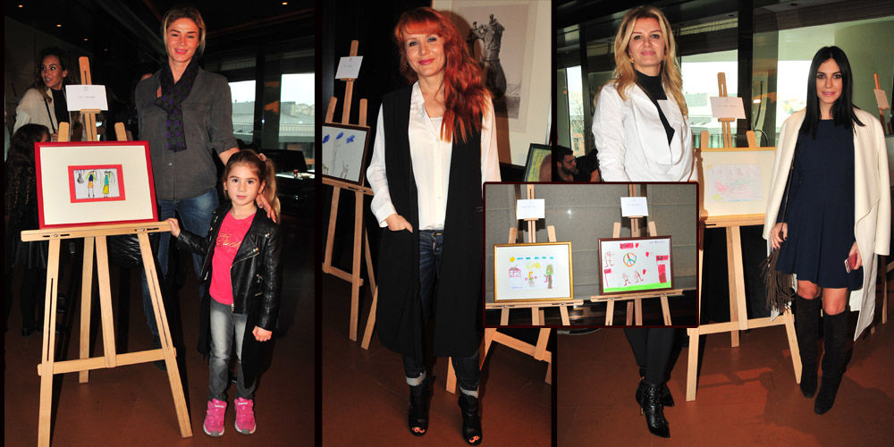 Mülteci çocuklara dikkat çektiler