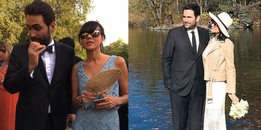 New York'ta evlendiler