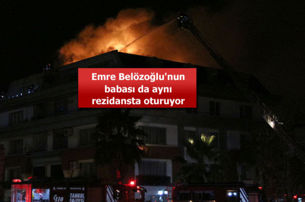 Cavanda'nın oturduğu rezidansta yangın!