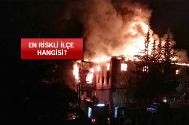 İşte İstanbul'un yangın risk haritası!