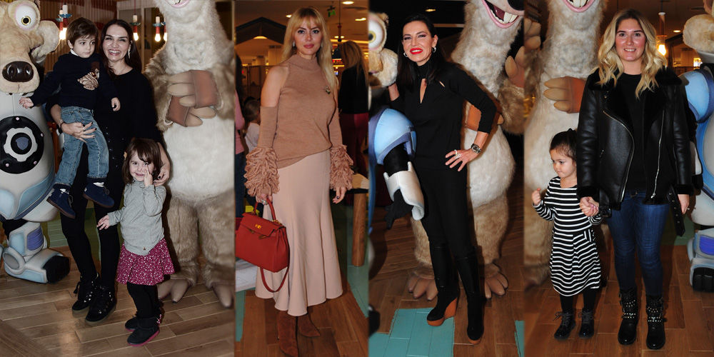 Anneler ve çocuklar bir arada