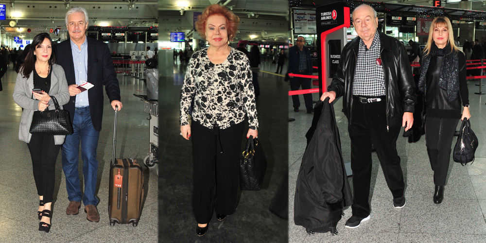 Yurtdışı yolcuları...