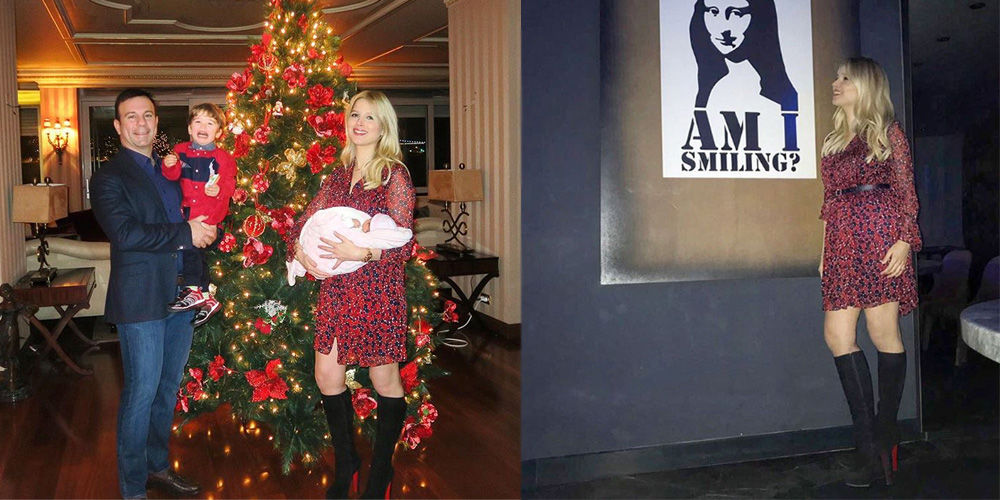 Arya bebekle mutlu seneler