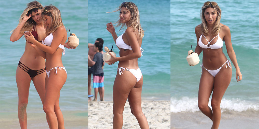 Esmer güzel tatilde