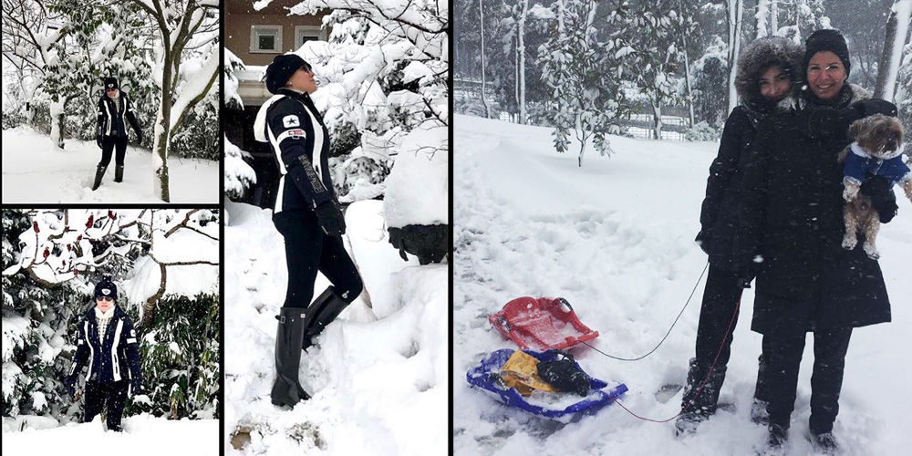 Karda eğlence başkadır