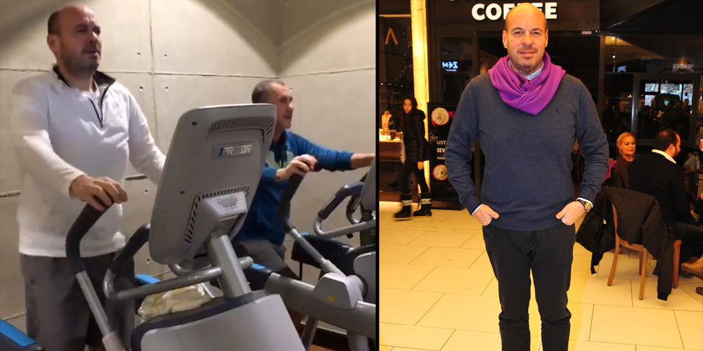 AVM'den spora koştu