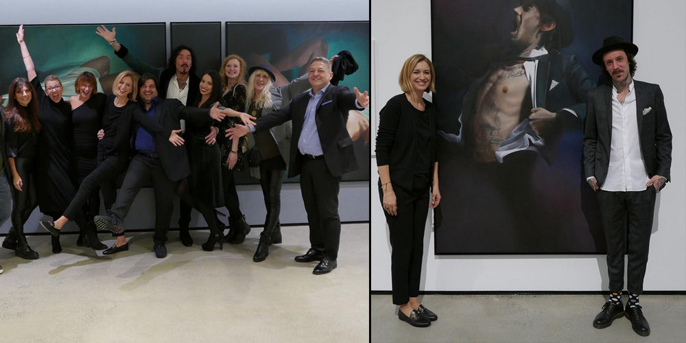 Eğlenceli sergi açılışı