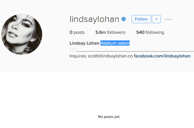 Lindsay Lohan Müslüman mı oldu?