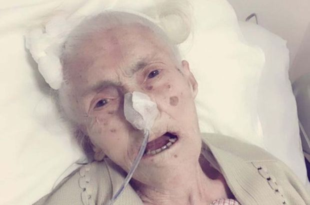 Sağlığına kavuşan 105 yaşındaki hasta taburcu edildi