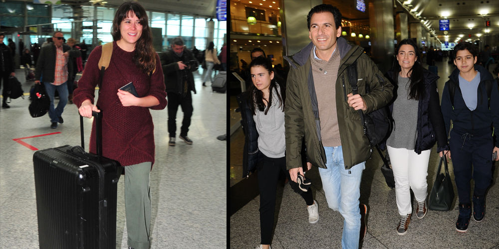 Cuma günü okulların kapanmasıyla birlikte sosyete ve iş dünyasının ünlü isimleri tatile çıktı.