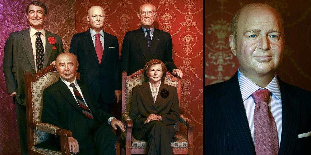 Koç Ailesi'ne özel balmumu heykeller