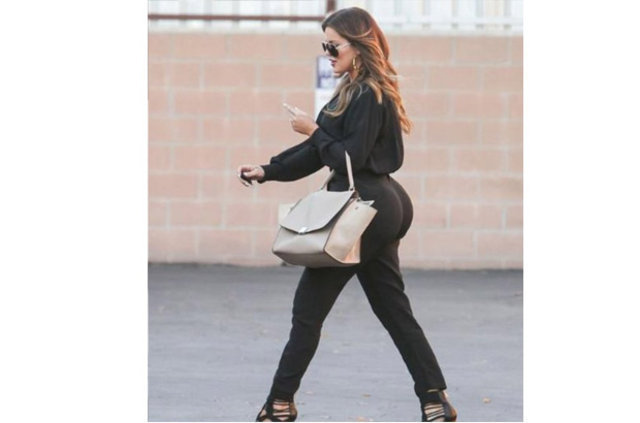 Khloe Kardashian'ın kalçaları gerçek değilmiş