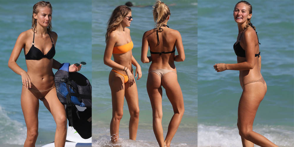 Selena'dan jet-ski şov