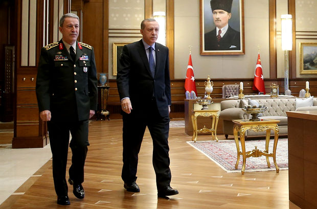 Erdoğan, Hulusi Akar'ı kabul etti