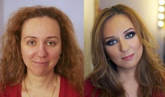 Rus kadınların sırrı çözüldü, Rus kızlarının makyaj hileleri, Rus kızlarının makyajsız halleri