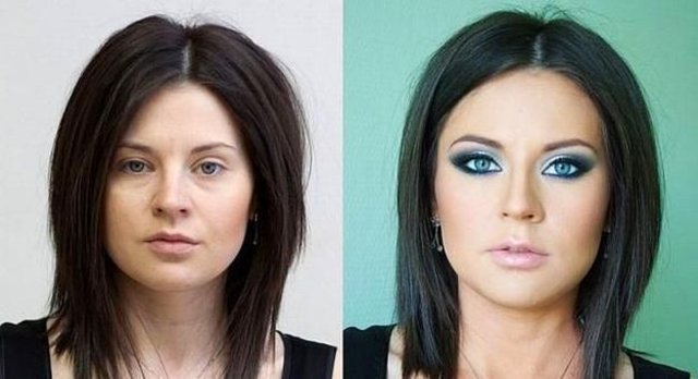 Rus kadınların sırrı çözüldü, Rus kızlarının makyaj hileleri, Rus kızlarının makyajsız halleri