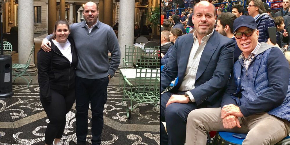 Milano'da mezuniyet sevinci