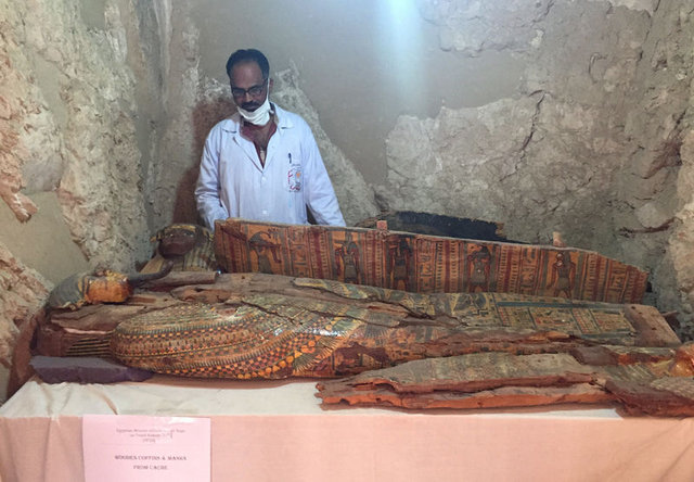 Mısır'da 3500 yıllık firavun dönemi mumyaları bulundu