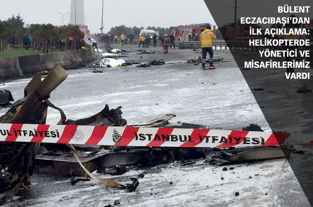 İstanbul'da helikopter düştü: 4'ü Rus, 7 kişi öldü!